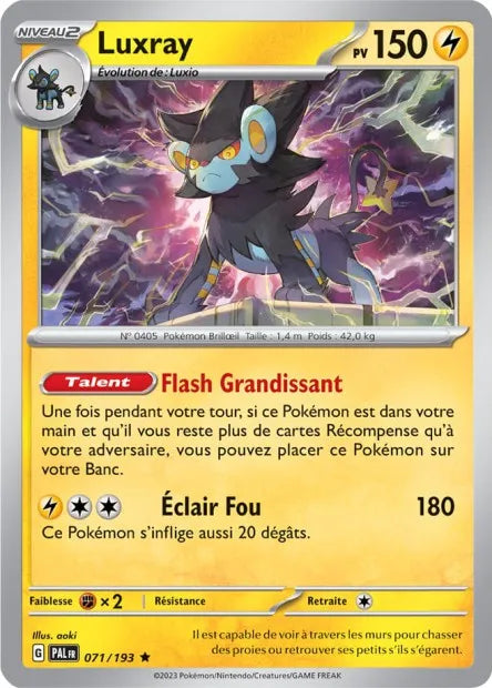 071/193 Luxray Holo - Évolutions à Paldea