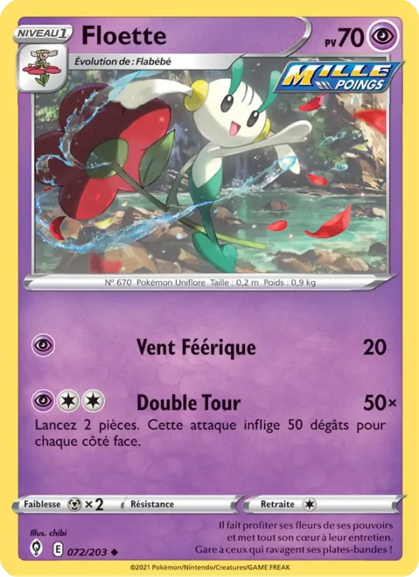 072/203 Floette Reverse - Évolution Céleste