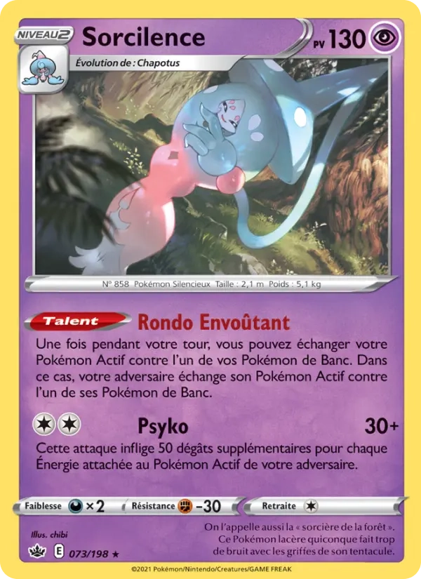 073/198 Sorcilence Holo - Règne de Glace