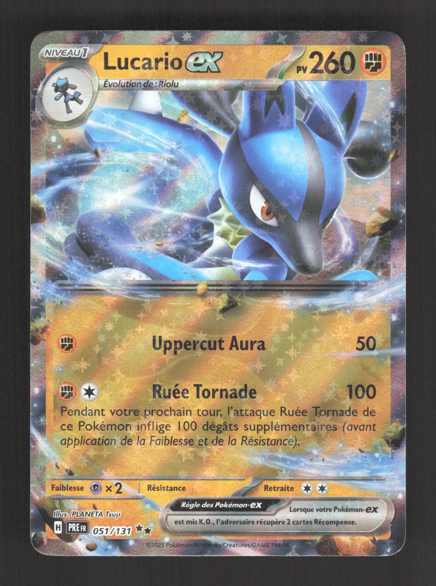 051/131 Lucario EX - Évolutions Prismatiques