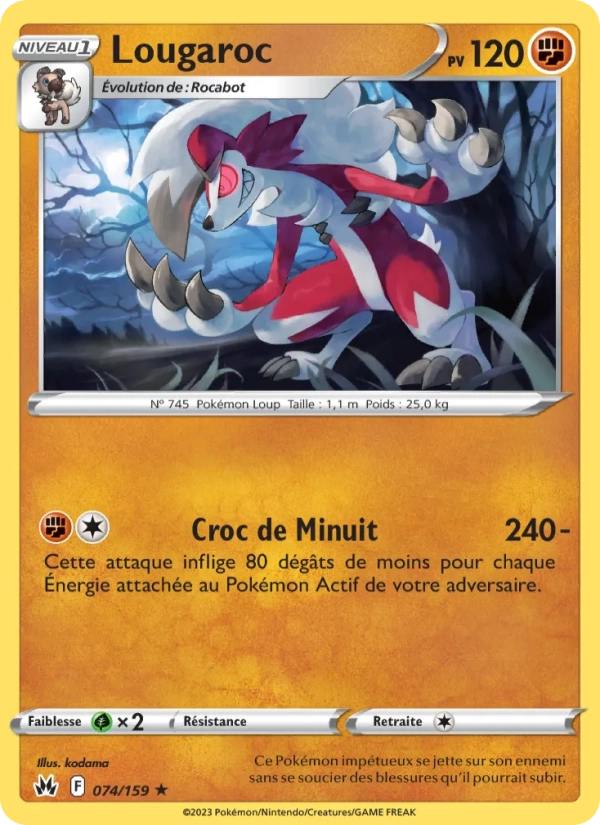 074/159 Lougaroc REVERSE - Zénith Suprême