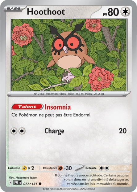 077/131 Hoothoot MASTERBALL - Évolutions Prismatiques - Masterball
