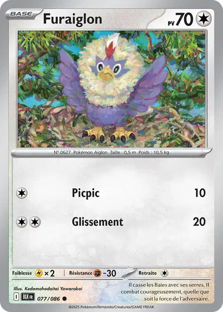 077/086 Furaiglon POKEBALL - Foudre Noire