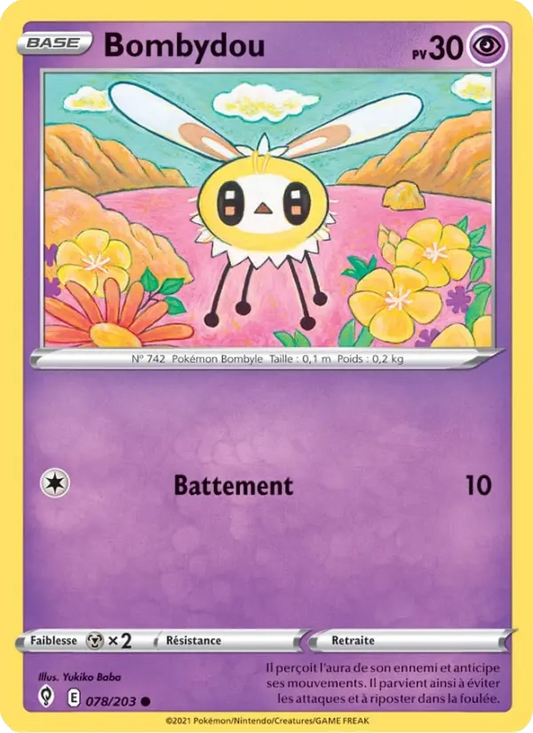 078/203 Bombydou Reverse - Évolution Céleste