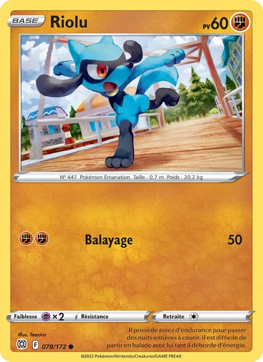 078/172 Riolu Reverse - Stars Étincelantes