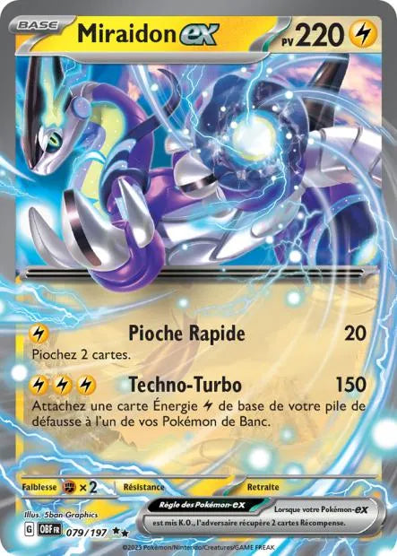 079/197 Miraidon EX - Flammes Obsidiennes