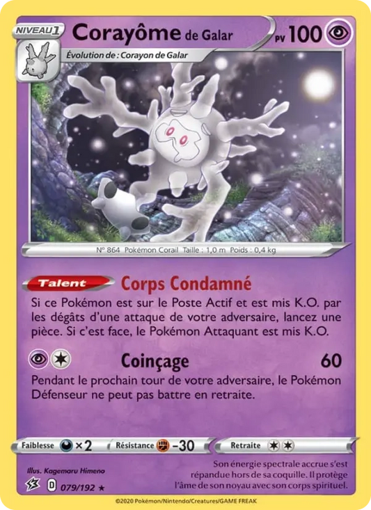 079/192 Corayôme de Galar Reverse - Clash des Rebelles