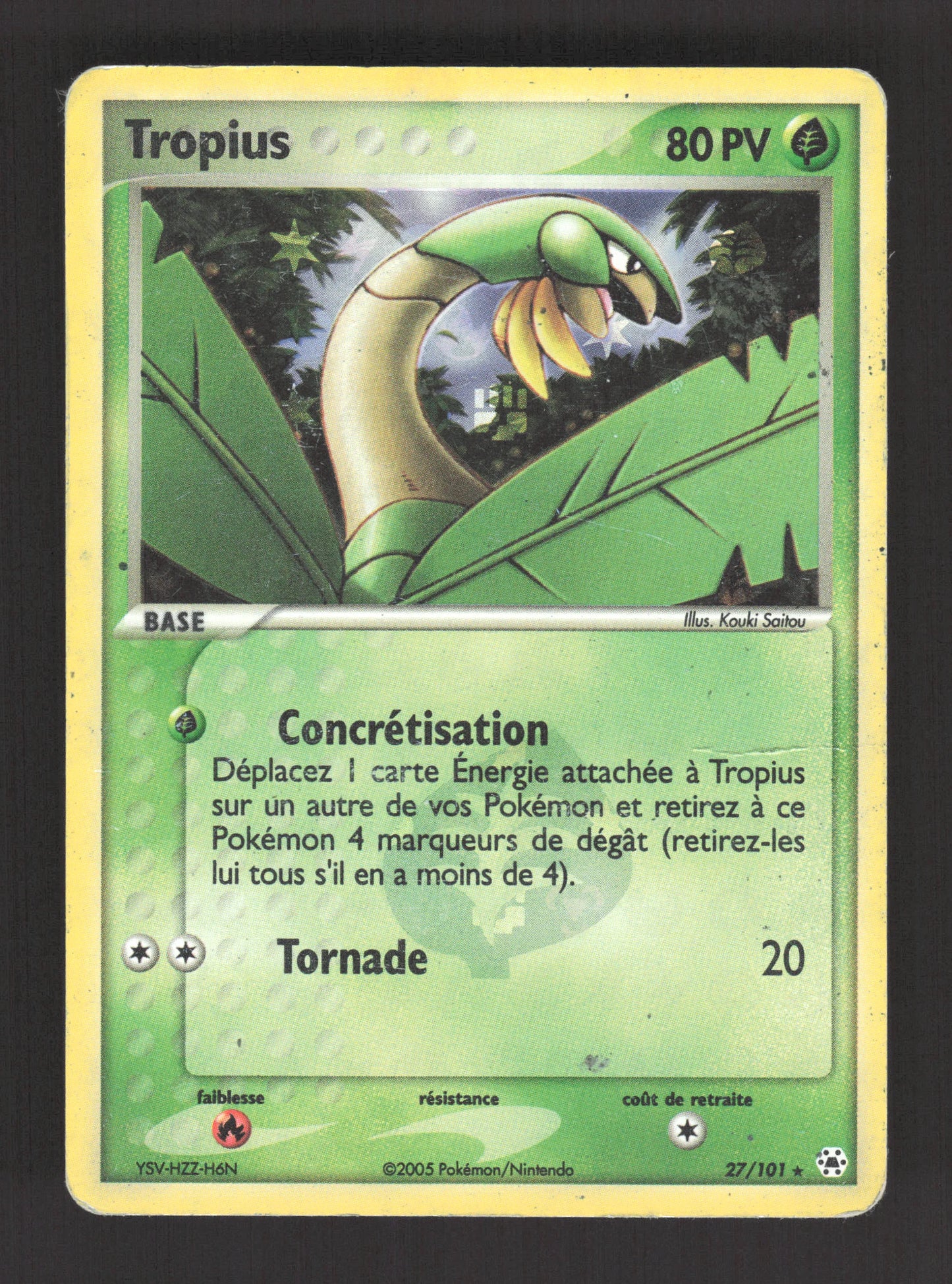 27/101 Tropius REVERSE - Légendes Oubliées