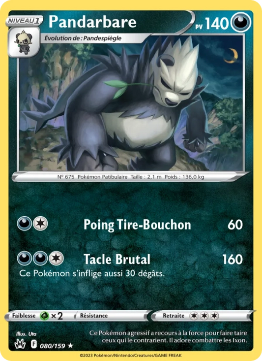 080/159 Pandarbare REVERSE - Zénith Suprême