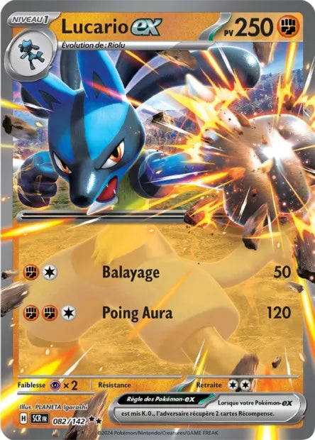 082/142 Lucario EX - Couronne Stellaire