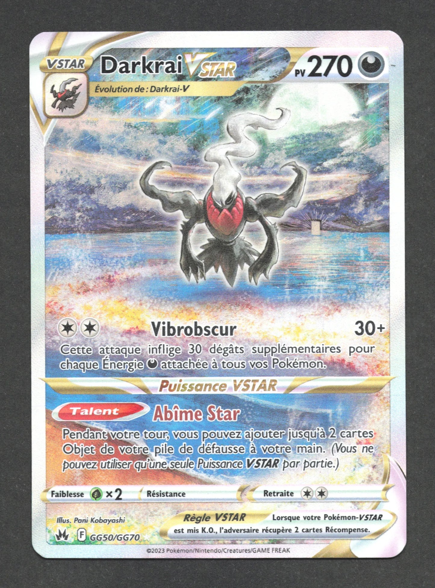 GG50/GG70 Darkrai VSTAR - Zénith Suprême