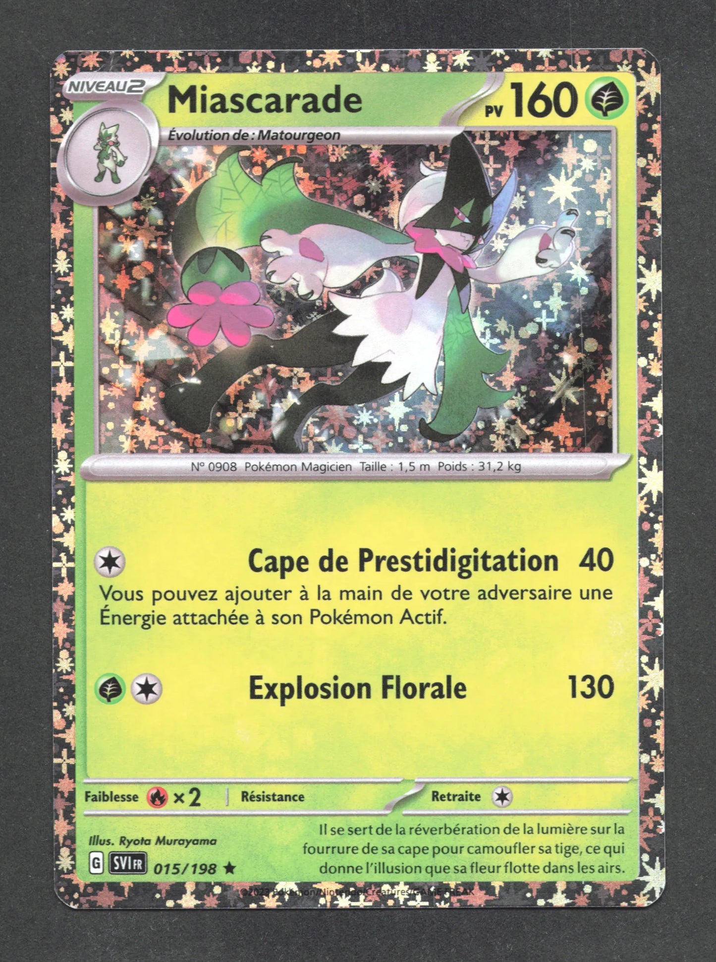 015/198 Miascarade HOLO SPARKLE - Écarlate et Violet - HOLO SPARKLE