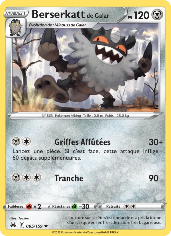 085/159 Berserkatt REVERSE - Zénith Suprême