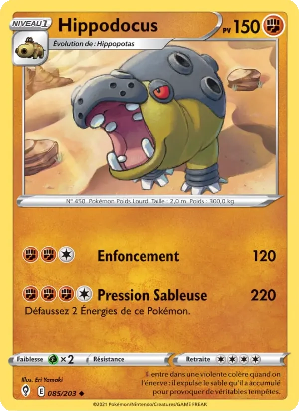 085/203 Hippodocus Reverse - Évolution Céleste