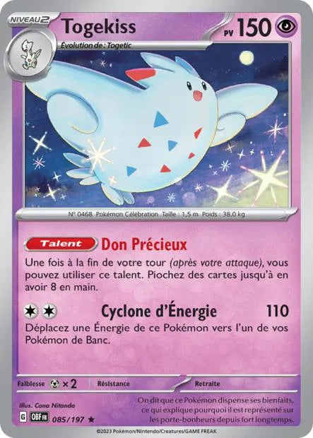 085/197 Togekiss Holo - Flammes Obsidiennes