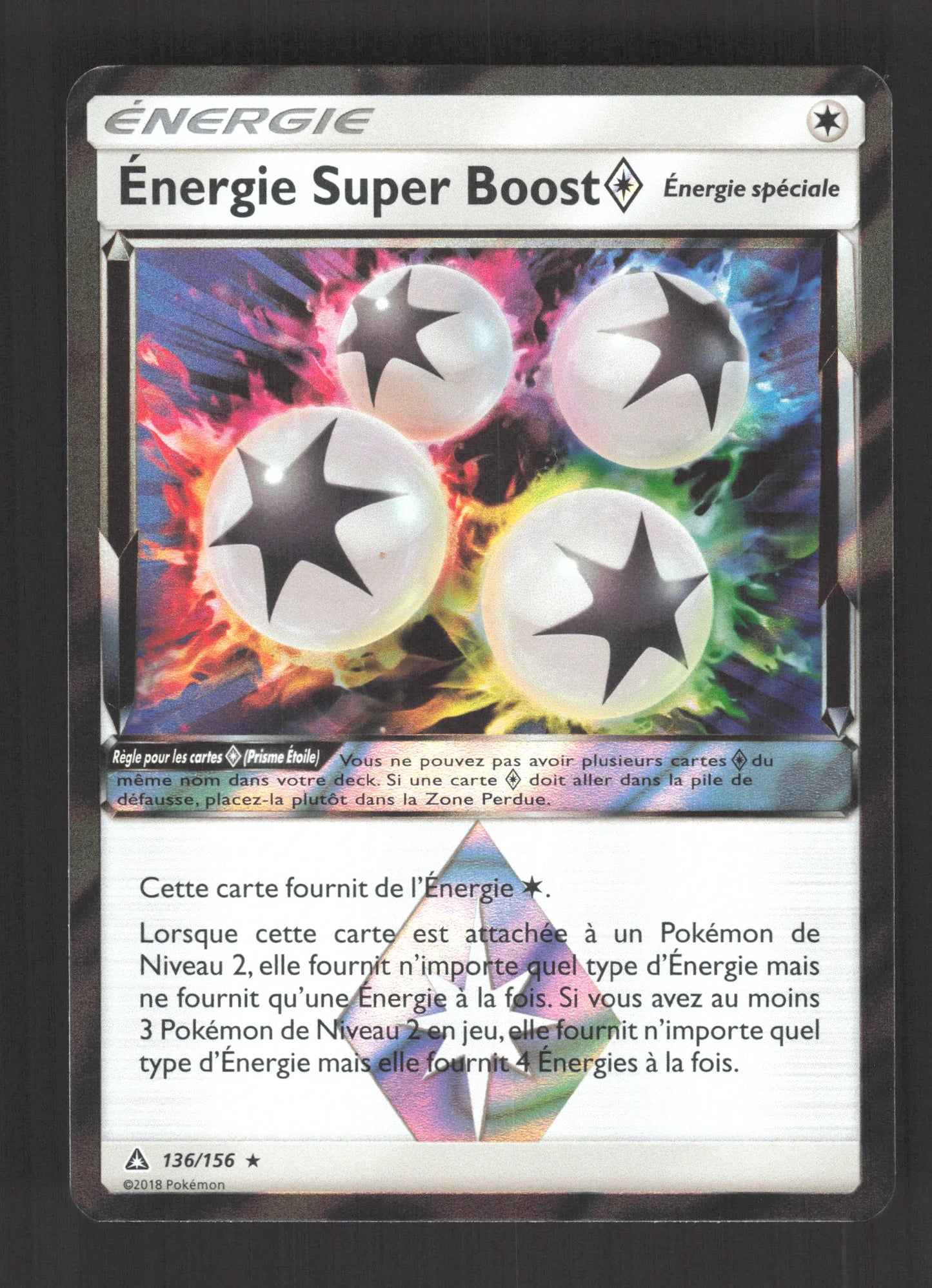 136/156 Energie Super Boost HOLO - Ultra-Prisme