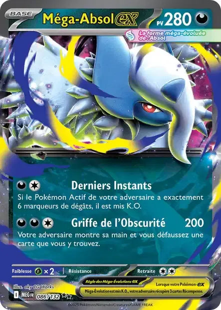 086/132 Mega Absol EX - Méga-Évolution