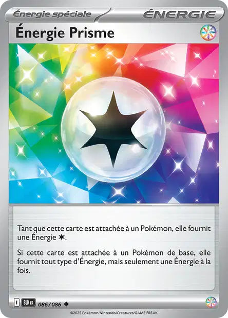 086/086 Energie Prisme POKEBALL - Foudre Noire