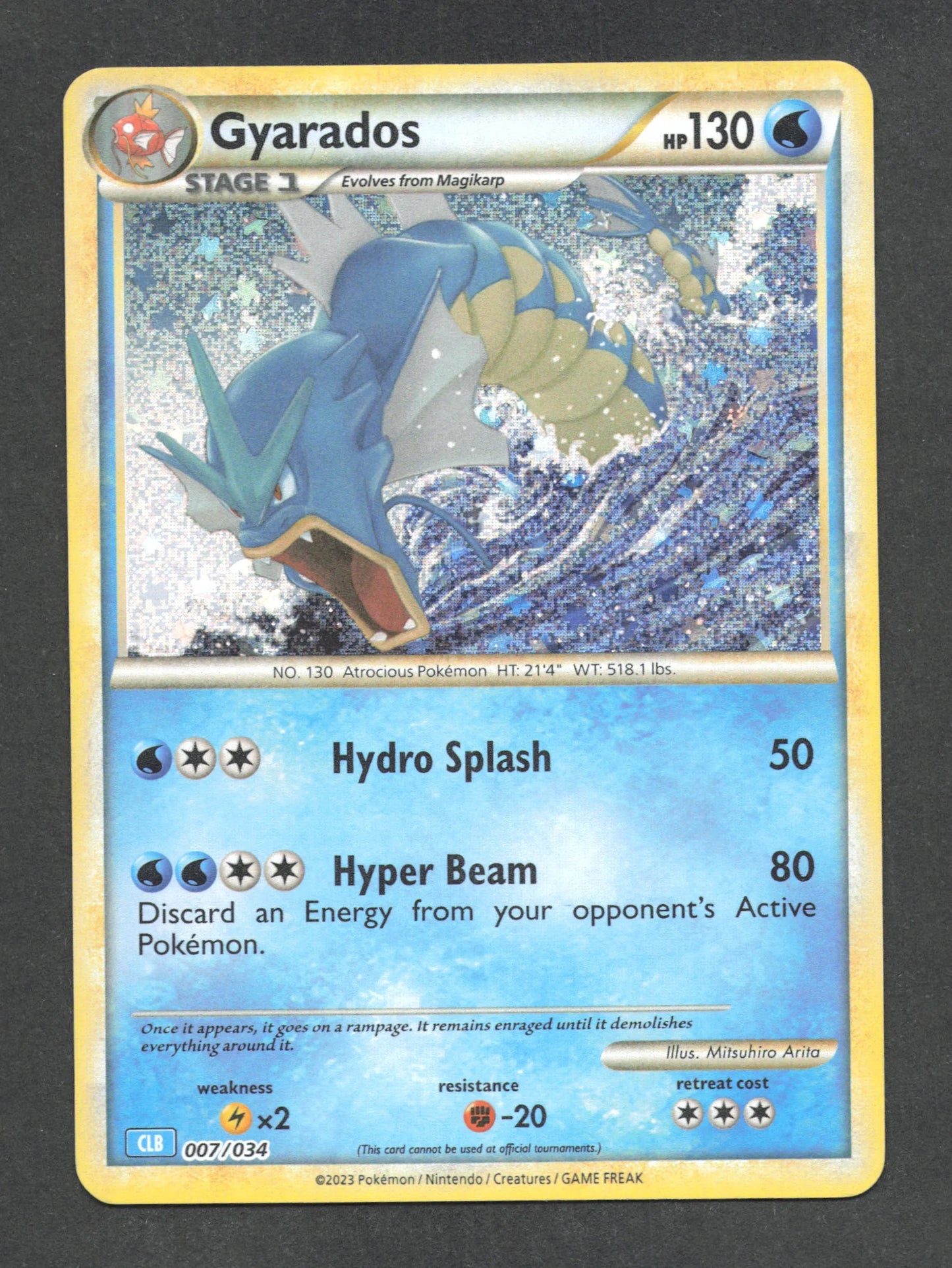 007/034 Gyarados HOLO - ANGLAIS