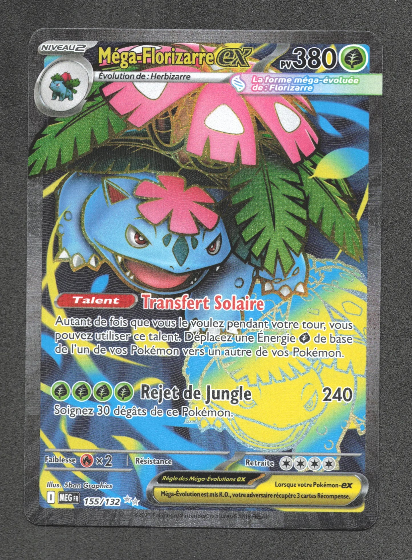 155/132 Mega Florizarre EX - Méga-Évolution