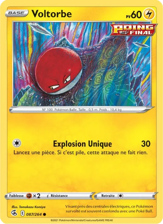 Voltorbe Reverse 087/264 - Poing de Fusion