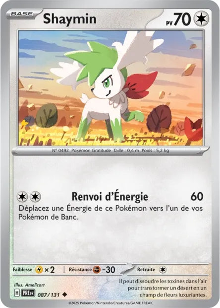 087/131 Shaymin Reverse - Évolutions Prismatiques