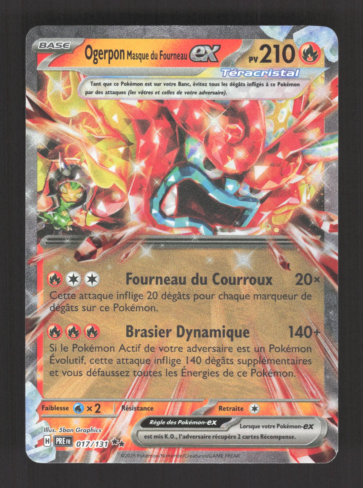 017/131 Ogerpon EX - Évolutions Prismatiques