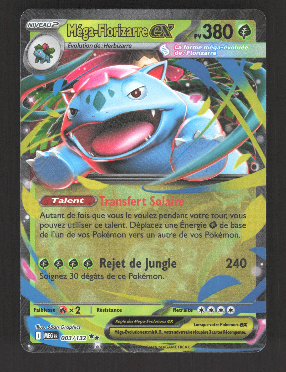 003/132 Mega Florizarre EX - Méga-Évolution