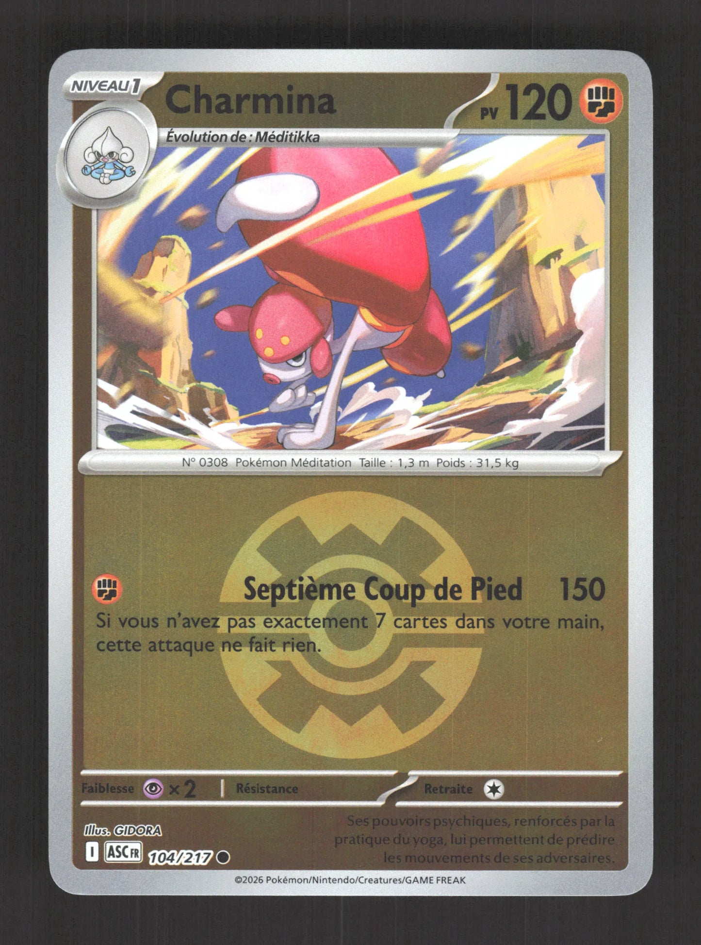 104/217 Charmina POKEBALL - Héros Transcendants