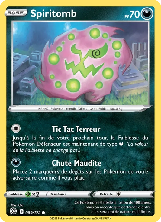 089/172 Spiritomb Reverse - Stars Étincelantes