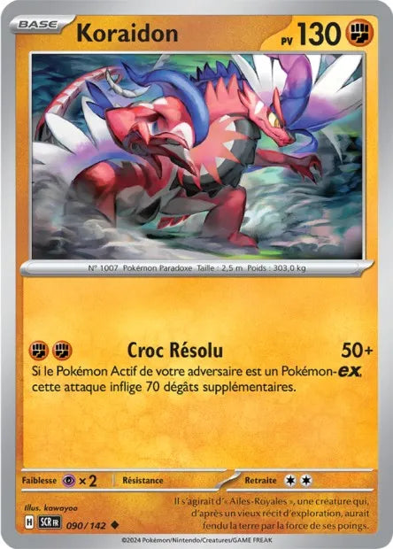 090/142 Koraidon Reverse - Couronne Stellaire