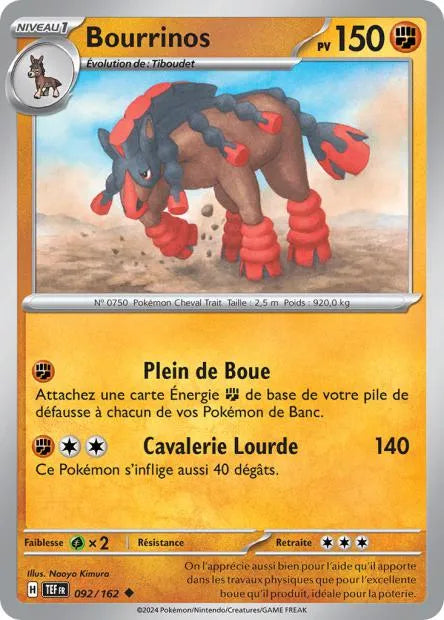 Bourrinos Reverse 092/162 - Forces Temporelles