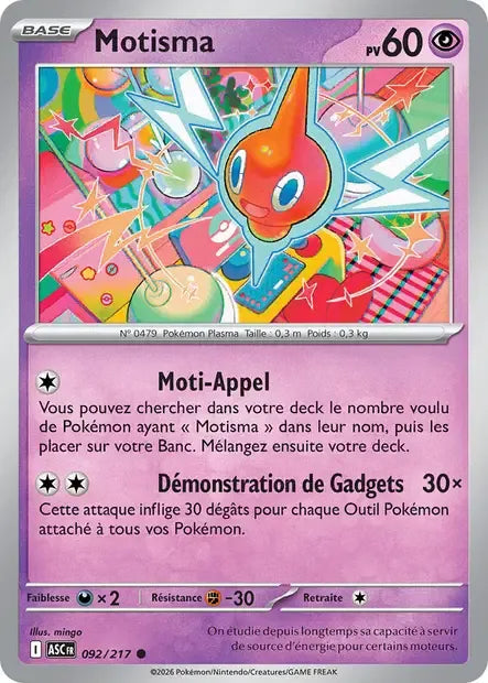092/217 Motisma POKEBALL - Héros Transcendants