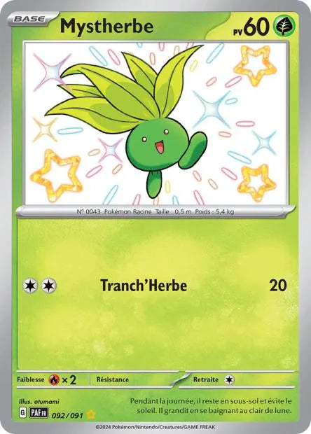 092/091 Mystherbe SHINY - Destinées de Paldea