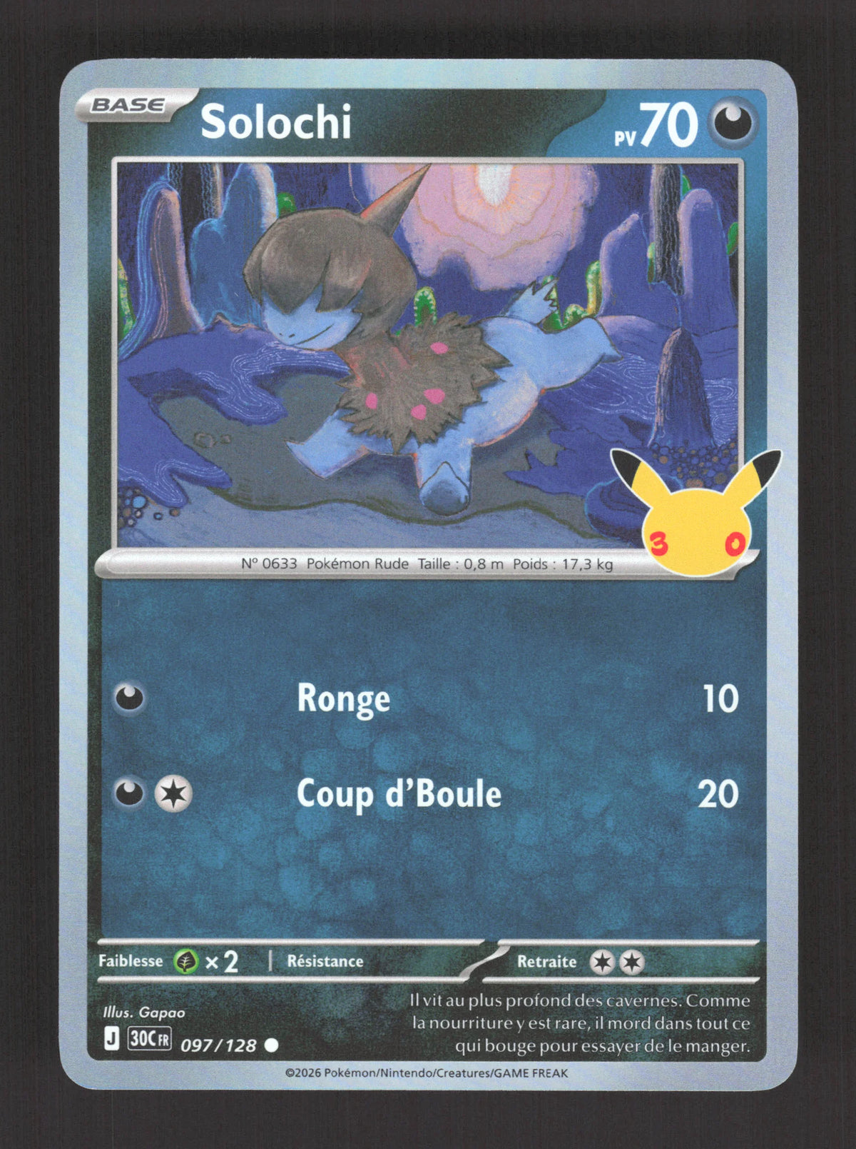 097/128 Solochi HOLO - 30 Anniversaire