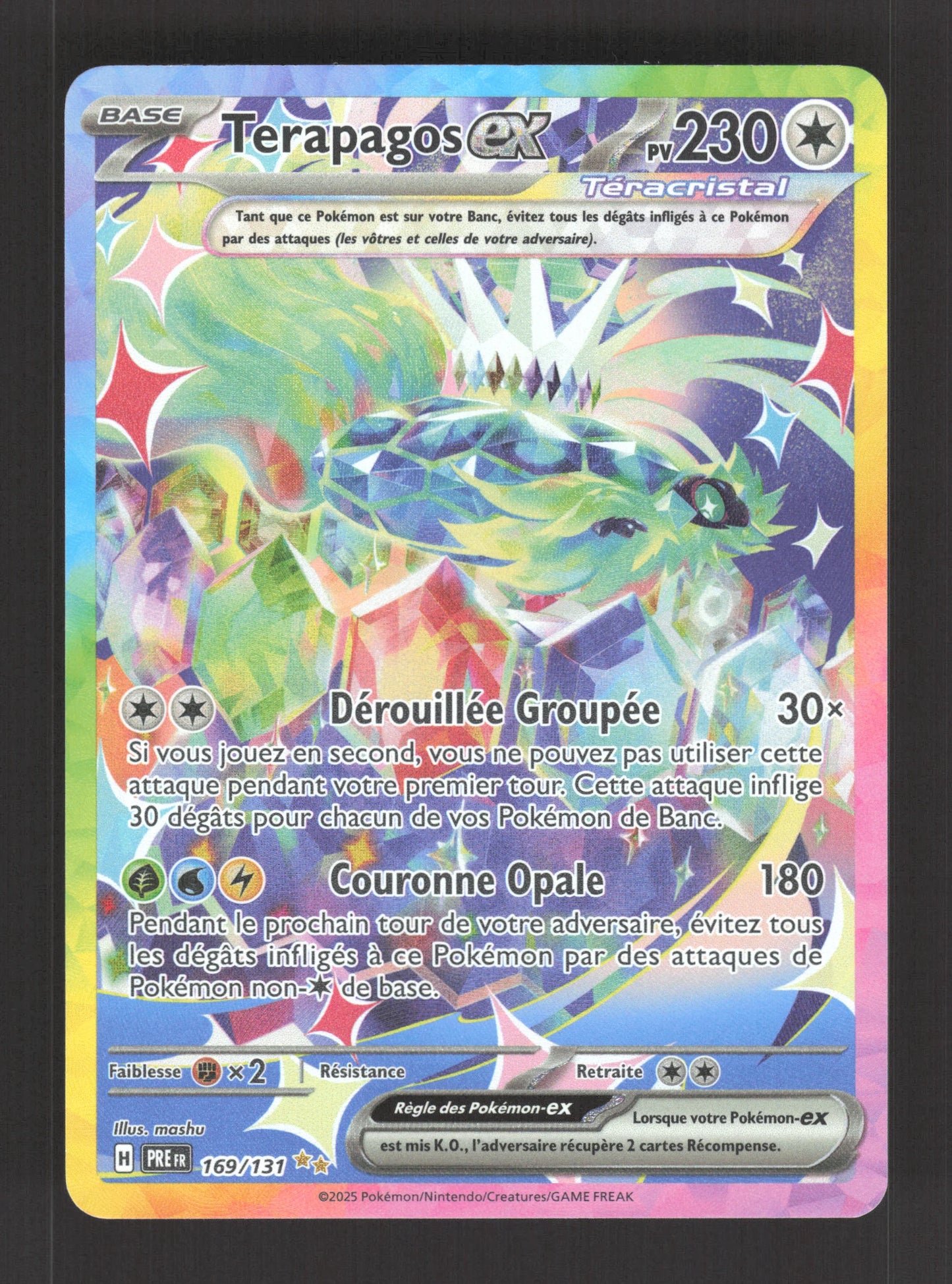 169/131 Terapagos EX - Évolutions Prismatiques