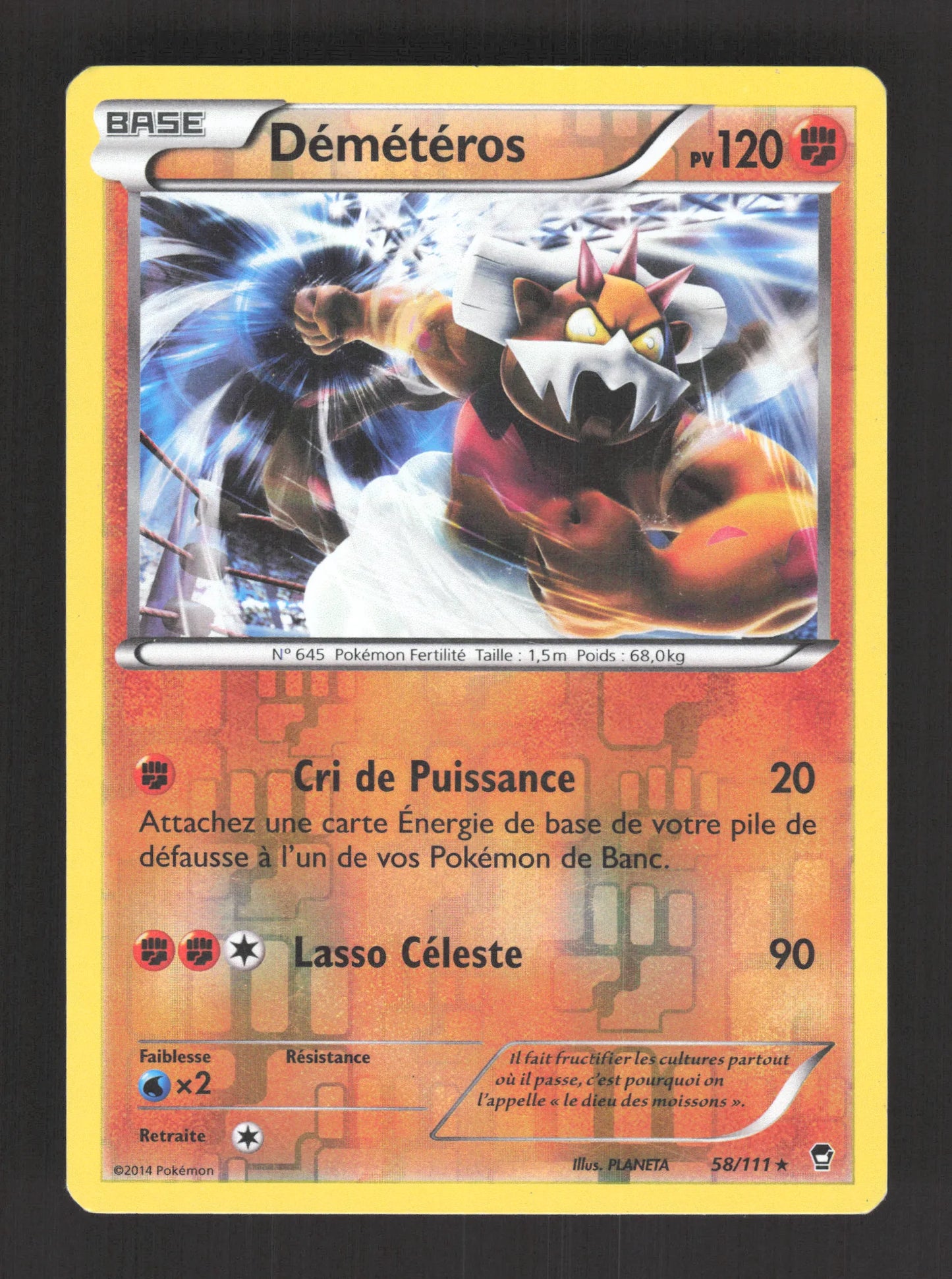 58/111 Demeteros REVERSE - Poings Furieux