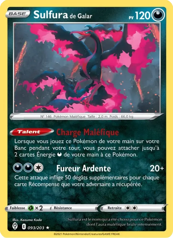 093/203 Sulfura de Galar Reverse - Évolution Céleste