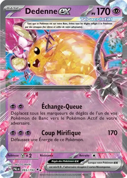 093/193 Dedenne EX - Évolutions à Paldea