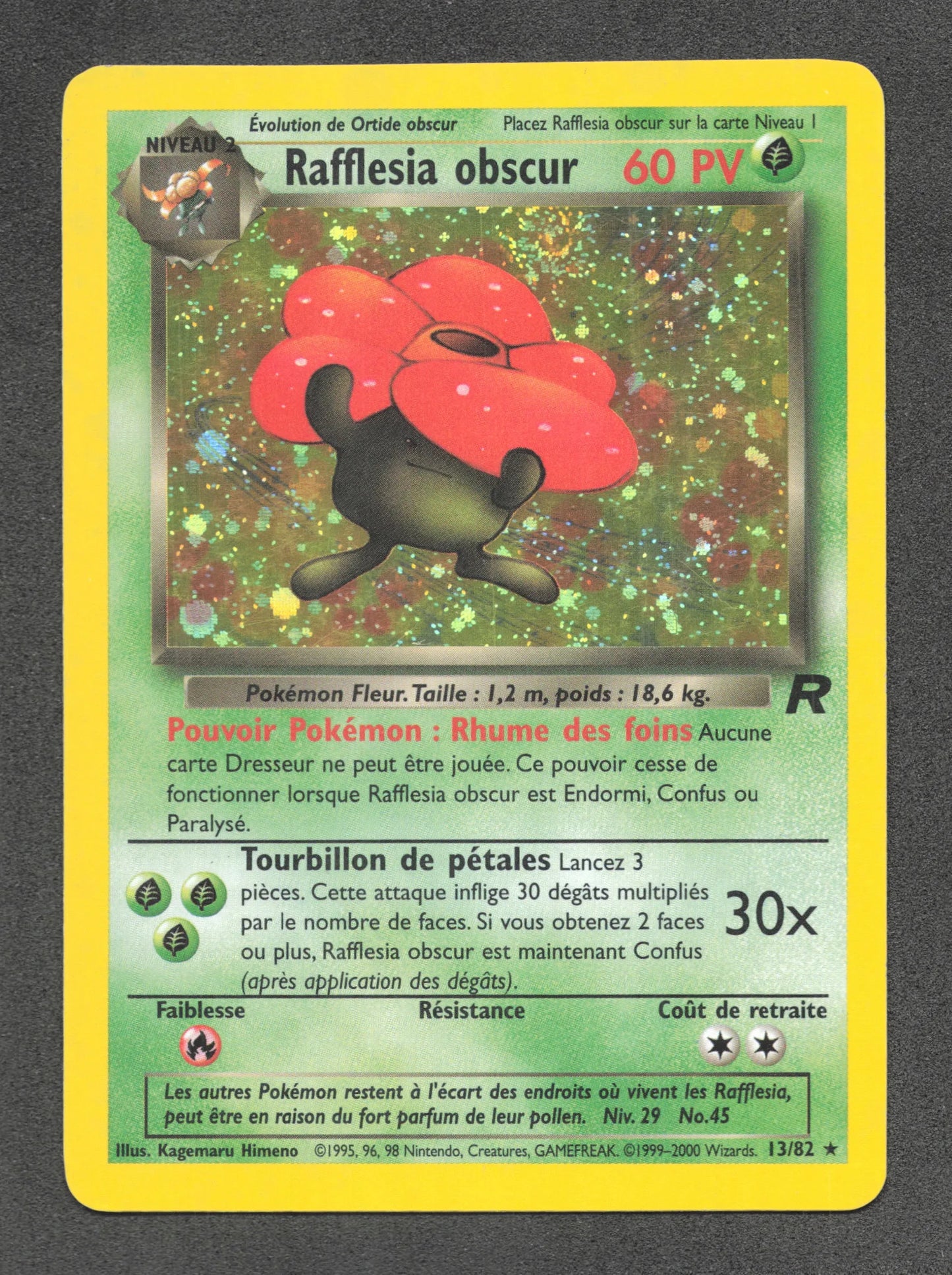 13/82 Rafflesia Obscur HOLO - Team Rocket