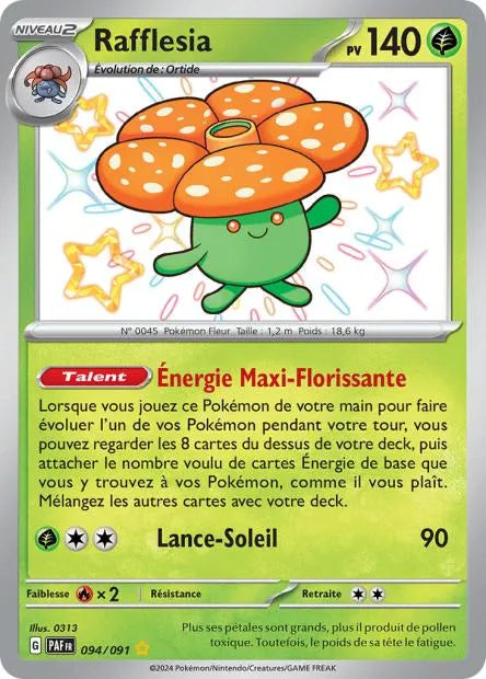 094/091 Rafflesia SHINY - Destinées de Paldea