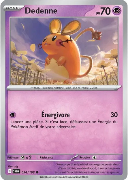 094/198 Dedenne Reverse - Écarlate et Violet