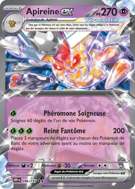 096/197 Apireine EX - Flammes Obsidiennes