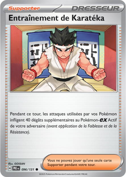 096/131 Entrainement de Karateka POKEBALL - Évolutions Prismatiques - Pokeball