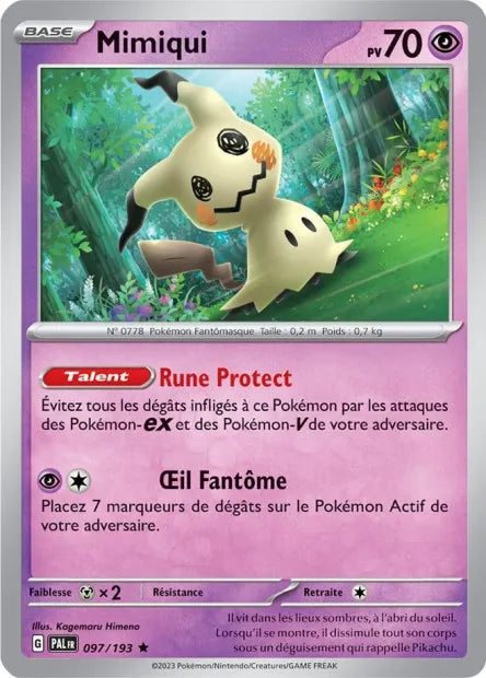 Mimiqui Holo 097/193 - Évolutions à Paldea