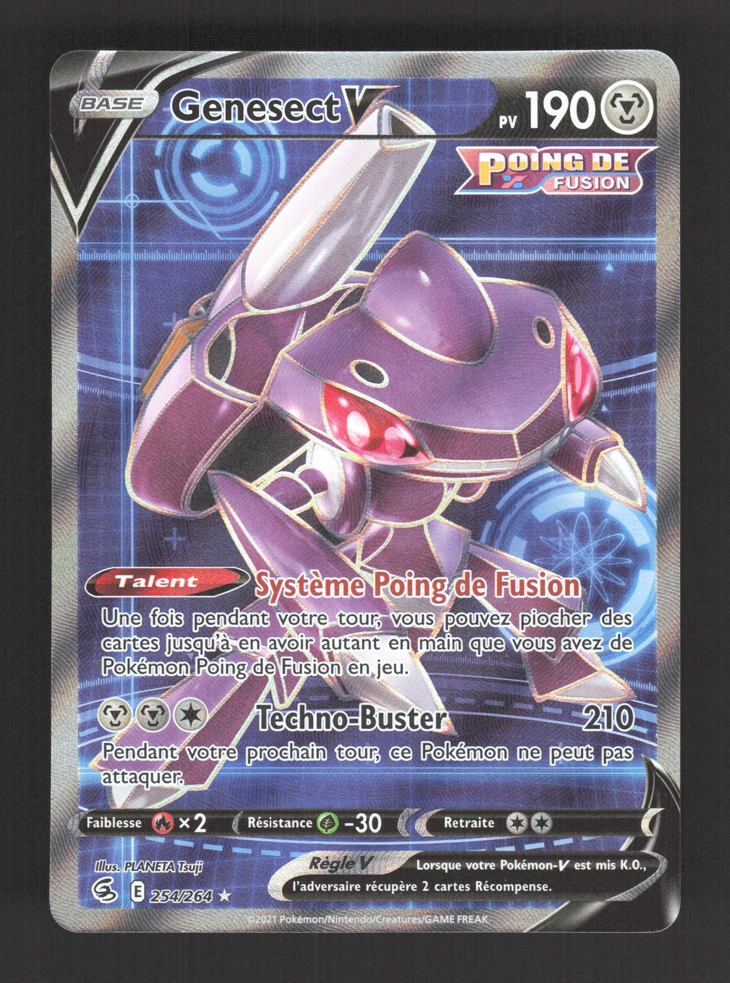 254/264 Genesect V - Poing de Fusion