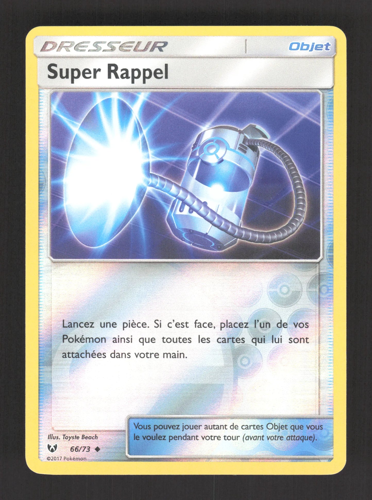 66/73 Super Rappel REVERSE - Légendes Brillantes