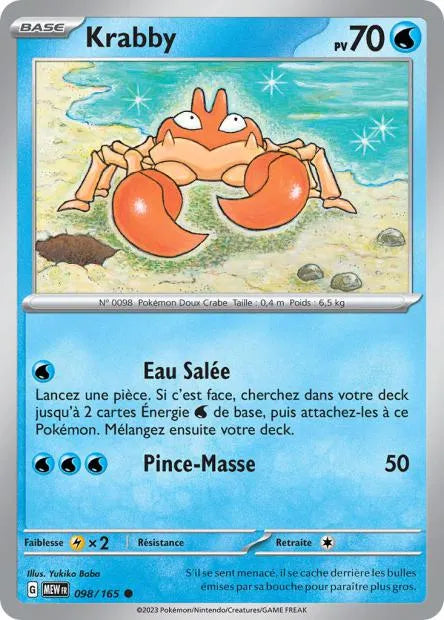 098/165 Krabby Reverse - 151