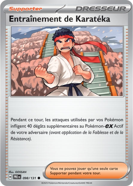 098/131 Entrainement de Karateka POKEBALL - Évolutions Prismatiques - Pokeball