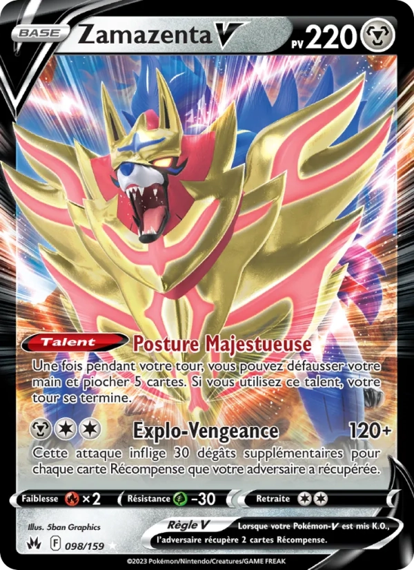 098/159 Zamazenta V - Zénith Suprême
